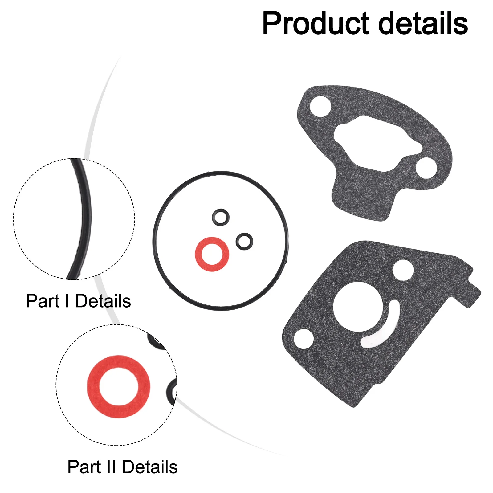 Optimal Engine Functionality Complete Rebuild Kit Featuring Carburetor Bowls & O Rings Compatible with For Honda