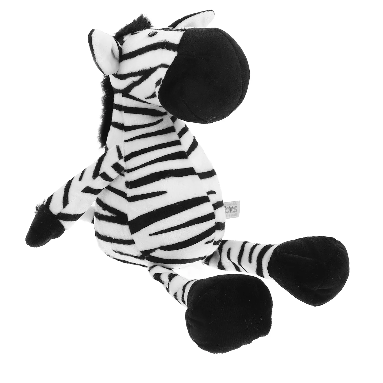 

Cute Zebra Stuffed Animal Soft Wear-Resistant Kids Room Decor Ideal Gift for Children Kawaii Style Household Accessory