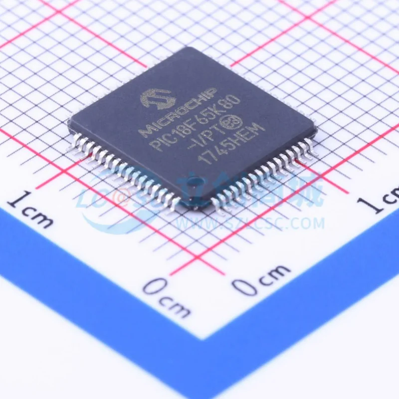 

1 PCS/LOTE PIC18F65K80-I/PT PIC18F65K80T-I/PT PIC18F65K80 TQFP-64 100% New and Original IC chip integrated circuit