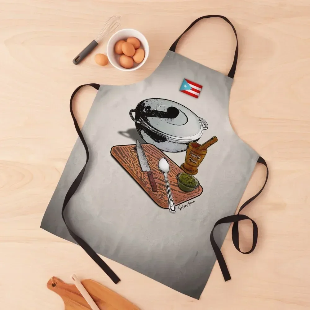 Puerto Rican Kitchen Apron for home useful pieces Kitchen Novel Kitchen Accessories Apron