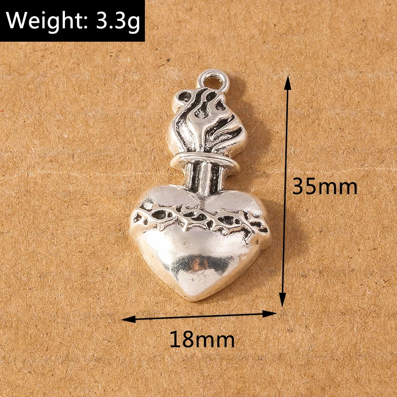 4 Stück Legierung Religiöses Kreuz Charms für Schmuckherstellung Gothic Punk Metall Anhänger DIY Ohrringe Halskette Zubehör Zubehör – Detail 11