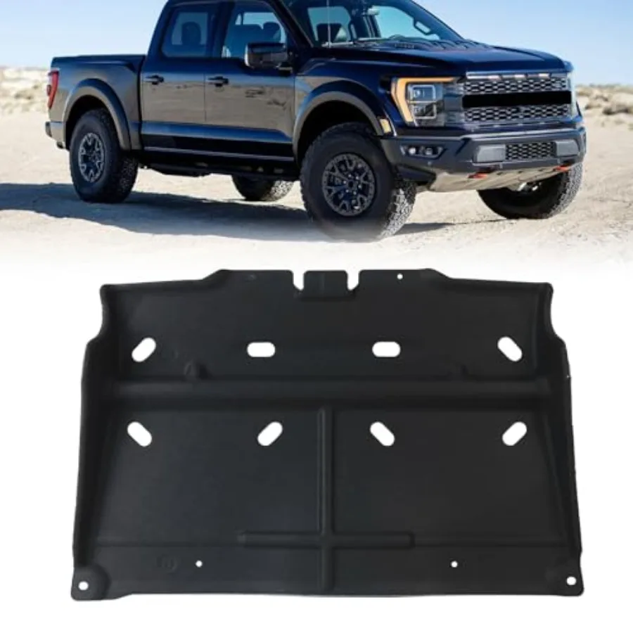 

Front Under Engine Guard Cover Splash Shield Fit for Ford F150 2015 2016 2017 2018 2019 2020 Black