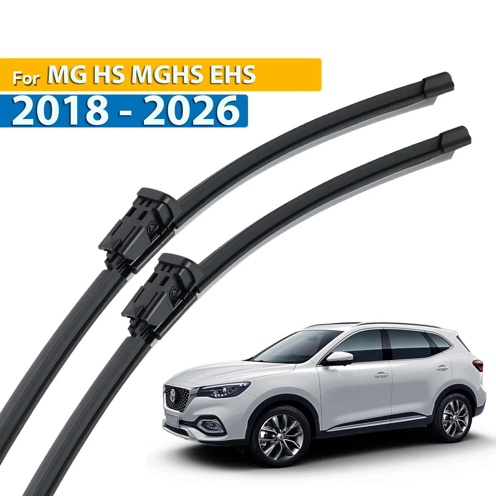 

Erick's Wiper LHD Front Wiper Blades For MG HS MGHS EHS 2019 - 2026 Windshield Windscreen Clean Window Car Rain Brushes 24"+17"