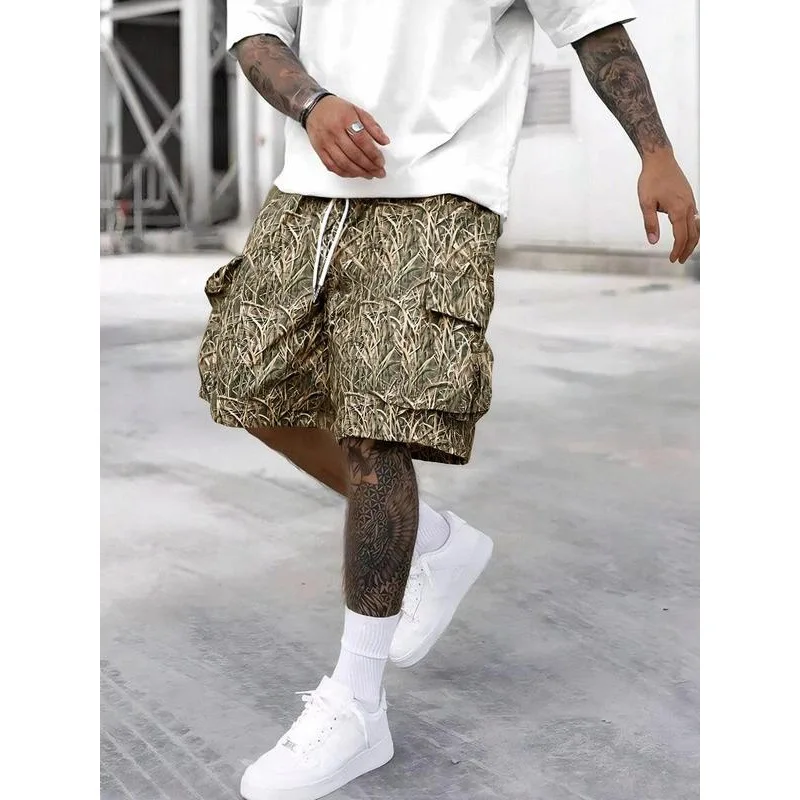 

Casual Quarter Shorts M 79780 Four-Part Leisurely Men's Clothing Cross-Border Fashion Winter Season Other Material Shorts