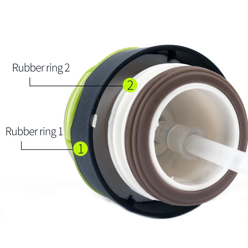 500ML Double Wall Vacuum Insulated Stainless Steel Water Bottle with Straw, Cycling Thermos Mug for Outdoor Sports view 4
