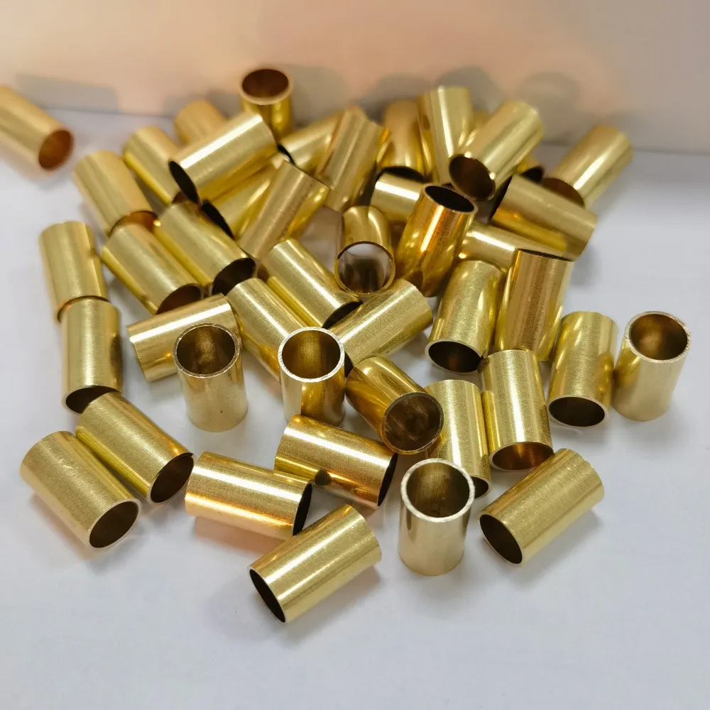 Messingrohr, Wandstärke 0,5 mm, Außendurchmesser 9–16 mm, Länge 15 mm, für Heimwerker-Handwerkzeuge, hochwertiges Messing-Hülsenrohr, 10–50 Stück, kleiner Großhandel – Detail 2