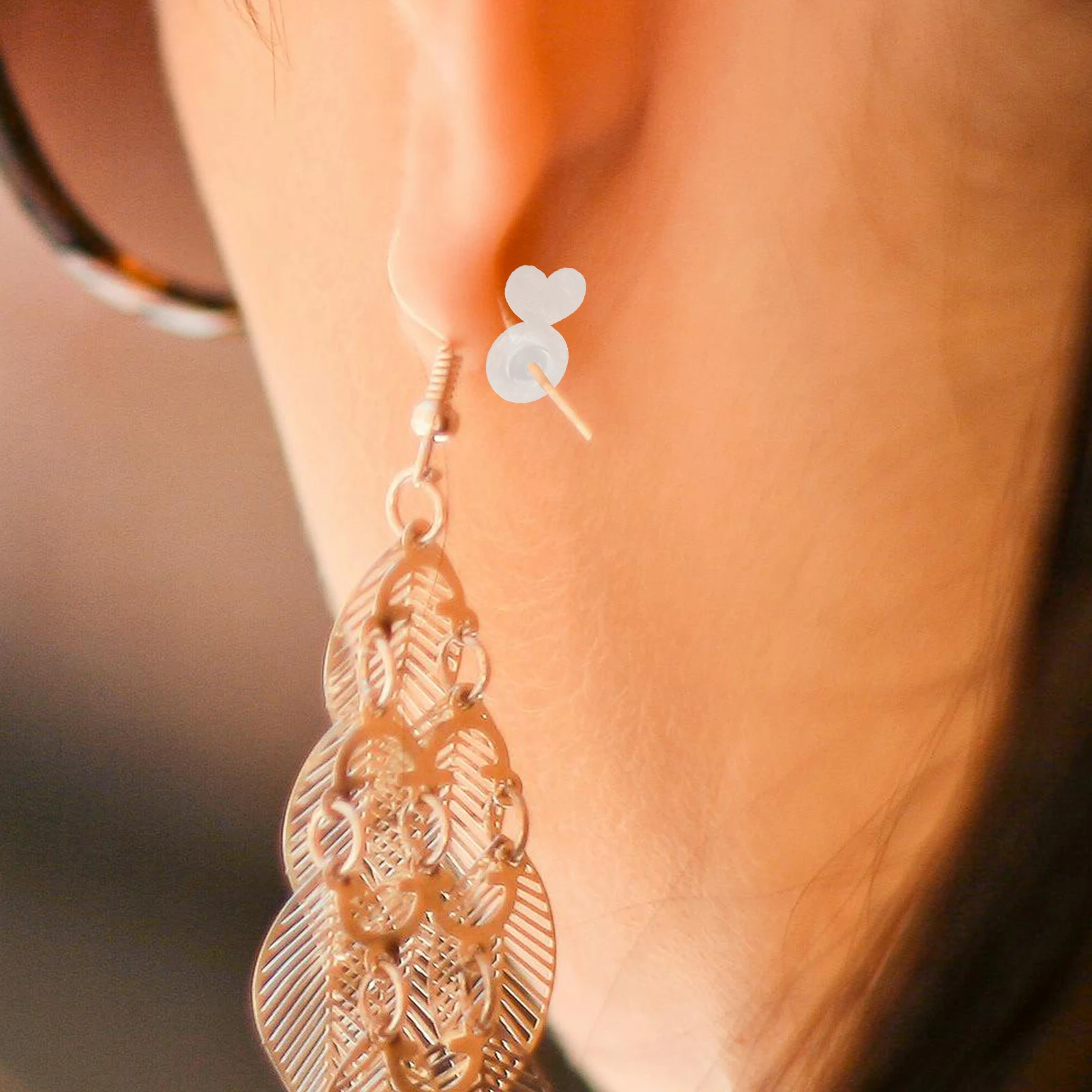 

20 Pcs Earring Accessories Backs to Lift Earrings Silica Gel Backings for Studs