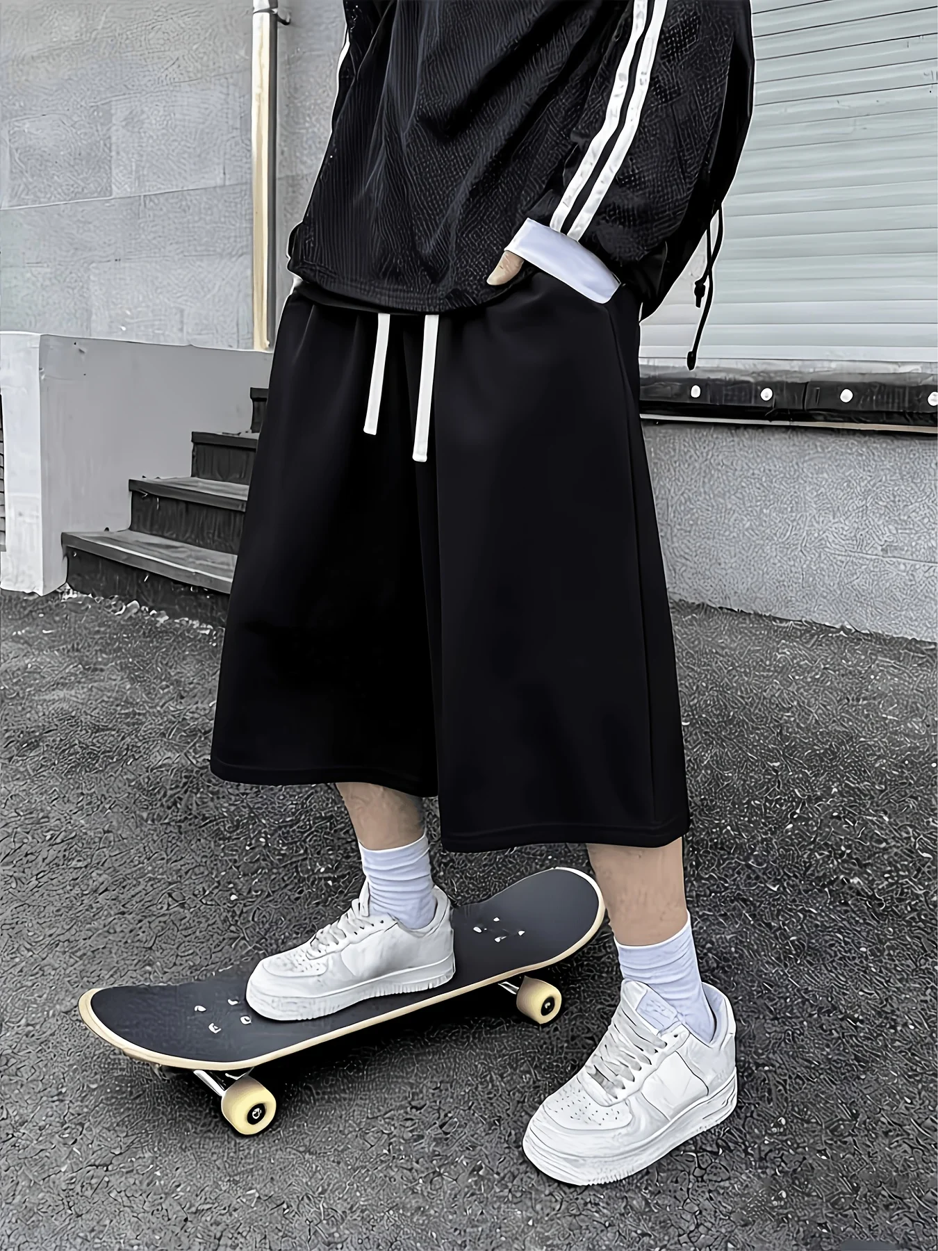 

Men's Summer Cropped Shorts, New Casual Sport Capri Pants, Suitable for Outdoor Sports Running Hiking Campus