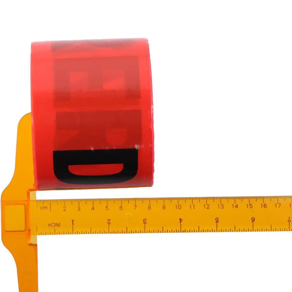 Widely used 7.5cm*100M Red Danger Tape Non-Adhesive Roll Caution Barrier Tape Safety Warning Tape Danger Construction