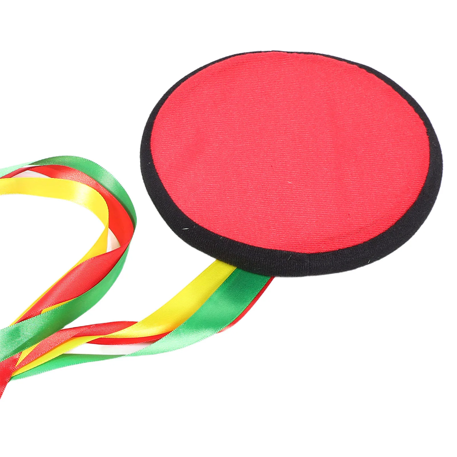 2 قطعة قرص طائر إسفنجي تصميم شريطي ملون آمن ناعم للأطفال في الهواء الطلق رياضي رمي اصطياد الشاطئ #6