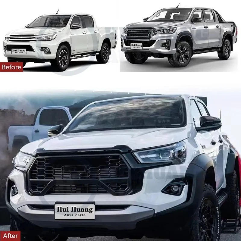 

Аксессуары для пикапов Hilux: обновление Hilux Revo Rocco 2016-2019 годов до версии GR Sport 2023 года