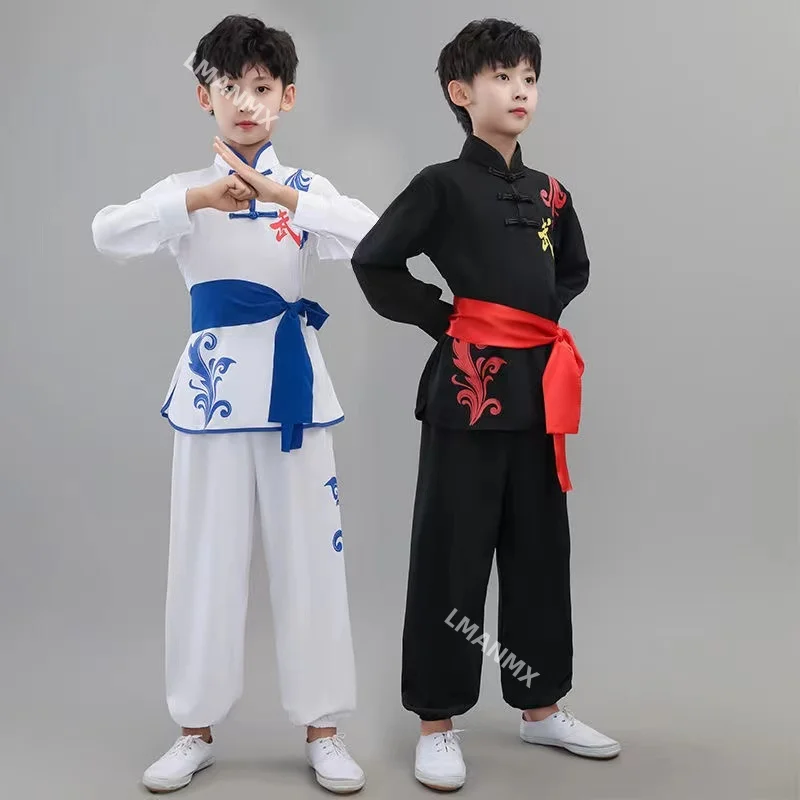 Martial Arts Pak Outfit Changquan Kostuum Voor Meisje Jongen Kinderen Volwassen Chinese Traditionele Wushu Uniform Kids Kung Fu Kleding