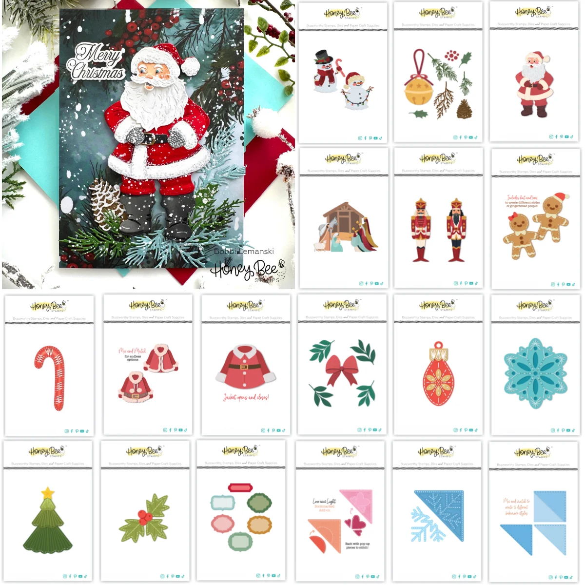 

Holly Snowflake Christmas Tree Ornament Metal Cutting Dies for DIY Making Card Scrapbook Embossed Paper Album Craft Supplies