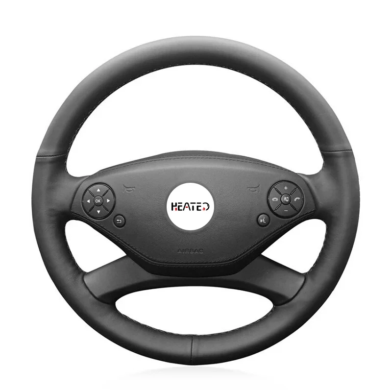 

Чехол на руль на заказ для Mercedes Benz S300 S350 S400 S500 S600 2010-2013 CL-класса, ручная швейная пленка на руль