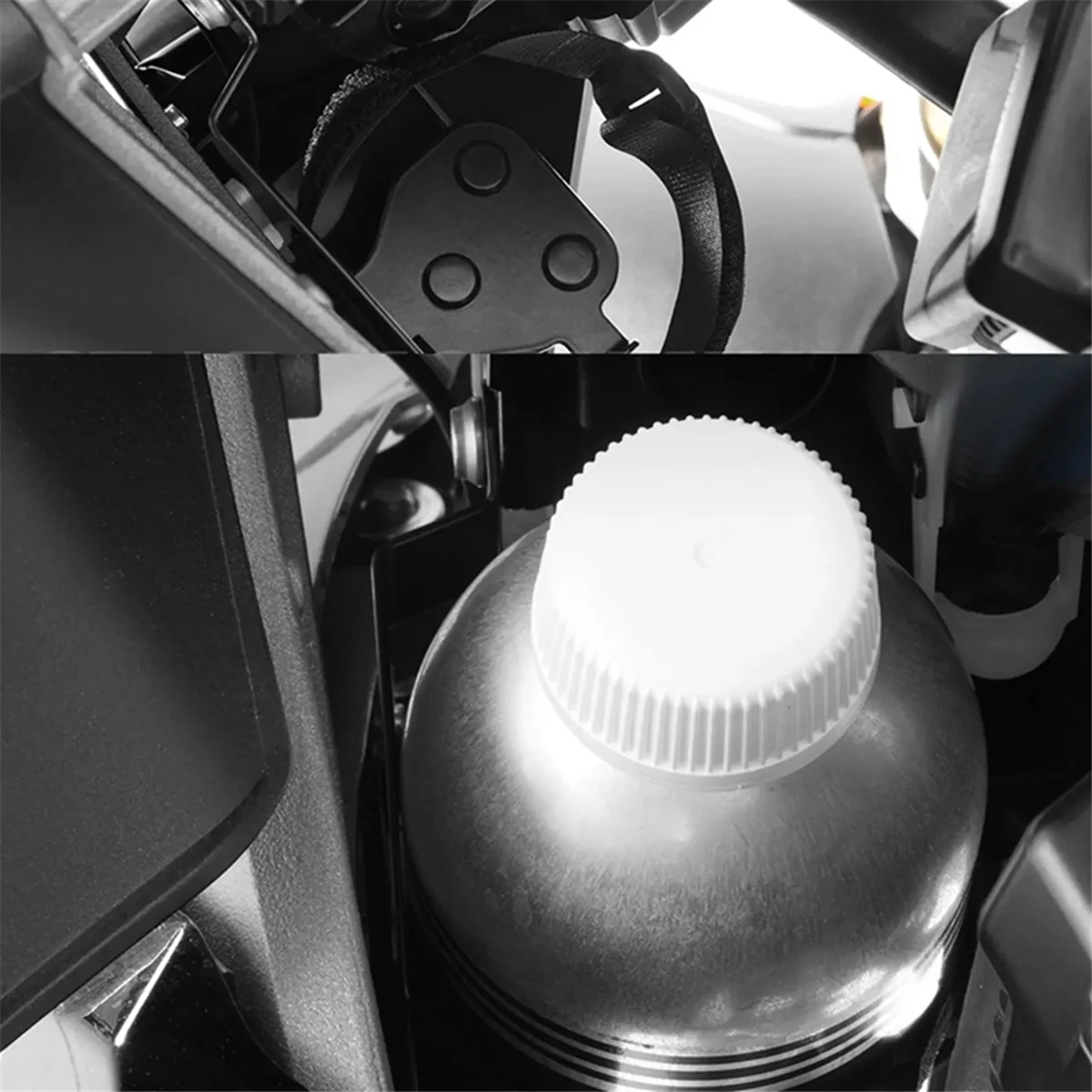 

Motorcycle Water Bottle Drink Cup Holder Fuel Reserve Holder for BMW R 1250 GS Adventur R 1200 GS LC Adv jasmine