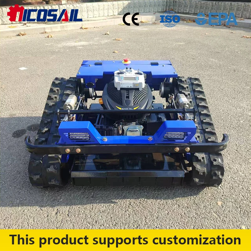 

QL500 Remote Control Lawn Mower with Cruise Control, Customizable Cutter Lifting Adjustment, 1 Hour Continuous Working Time
