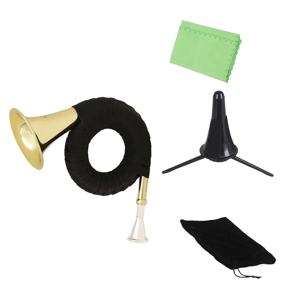 

B Flat Brass Brass Instrument Clear French Professional Waldhorn Horn Tone Wind Instrument H Coordination Portable Music