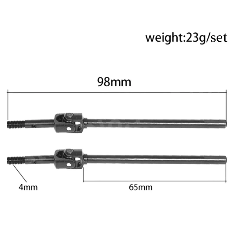 RGT Metal CVD Driveshaft Drive Shaft R86419 for 136100V3FD 136100 V3 1/10 RC Car Upgrade Parts Accessories