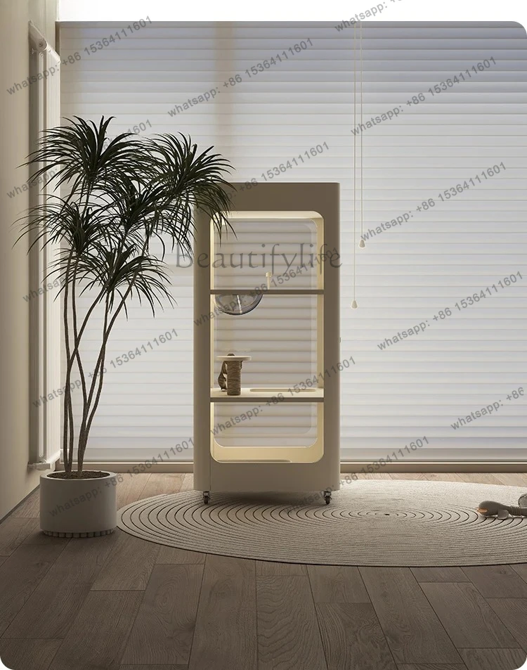 constant temperature cat villa solid wood cat cabinet with toilet integrated household indoor cat room
