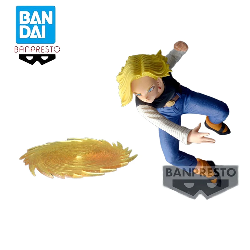 

In Stock Genuine Original Banpresto Android 18 DRAGON BALL Action Anime Figure Collectible Model Dolls Statuette Ornament Gifts