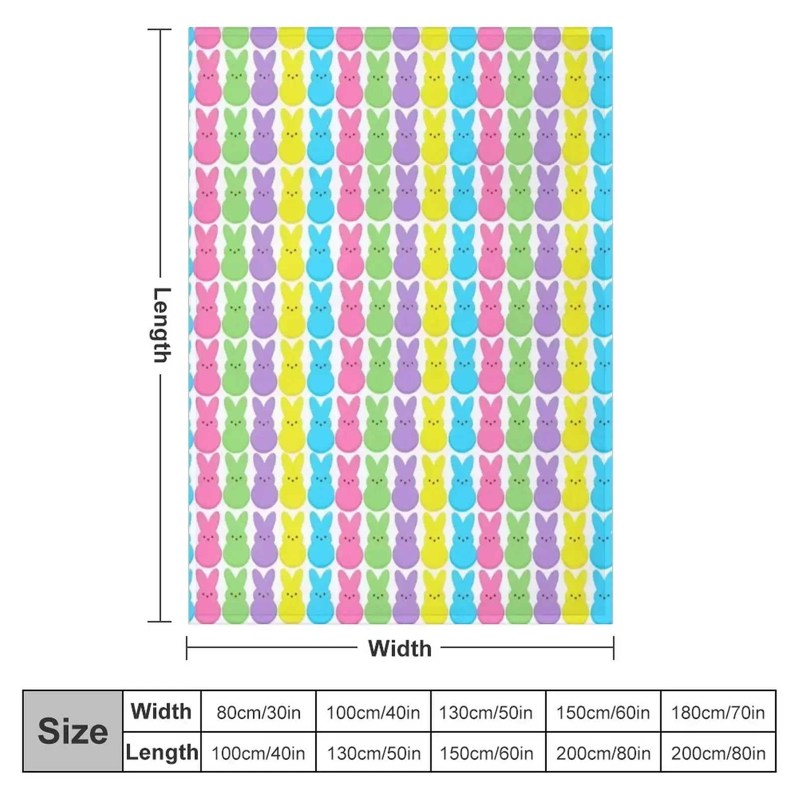 Easter peeps, hanging with my peeps 2021 Throw Blanket anime Flannel Fabric Retros Single Blankets