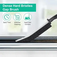 Gap Cleaning Brush Hard-Bristled Crevice Cleaning Brush for Stiff Angled Bristles Tile Bathroom Kitchen Toilet Cleaning Tool - Image 3