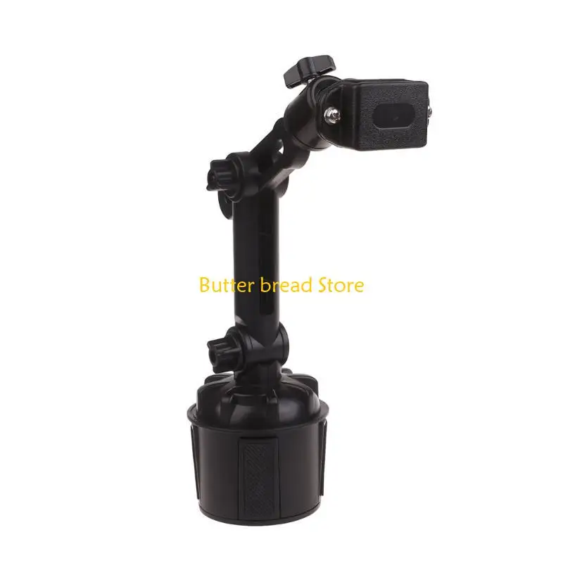 

W89C Universal Auto Cup Mount Bracket Car Walkie Talkie Holder for UV5R Yaesu Two Way Radio Handheld Radio Stand