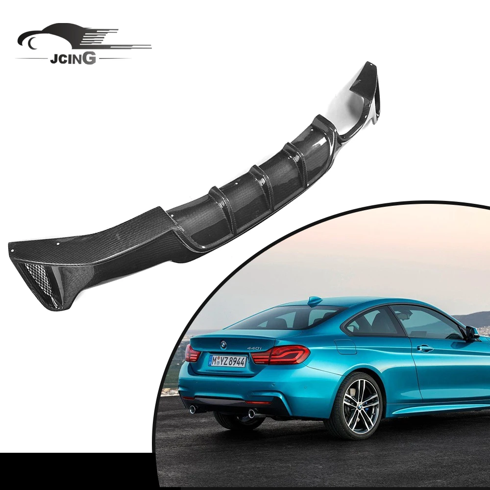 P Style Carbon Fiber F36 Rear Diffuser Lip For BMW 4 Series F32 F33 F36 M Sport 13-17