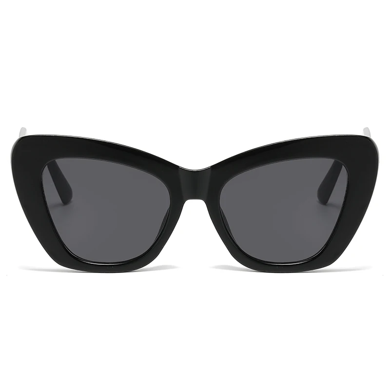 Osobowość Dopasowane kolorystycznie modne okulary przeciwsłoneczne Cat-eye Retro Cross Border Gradient Candy Colored Sunglasses