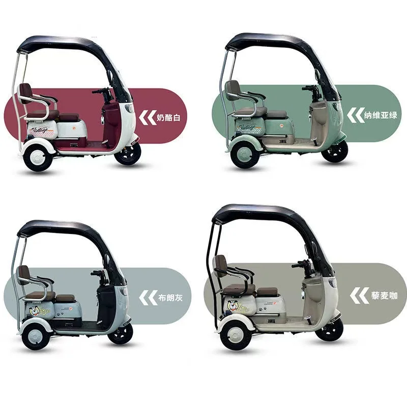 200kg Load 650W Adult Electric Three-wheeled Electric Recreational Car