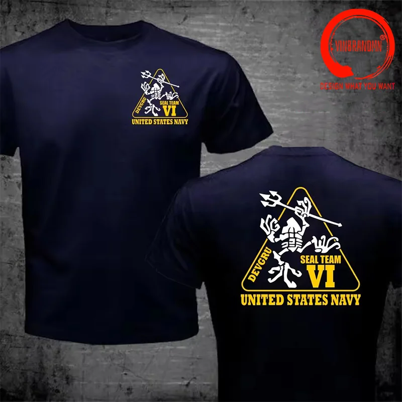 Navy Seal Team 6 Six Devgru Silver Squad Military Army T Shirt Men Fashion Trendy Casual Clothing Stylish Leisure Tops Tee Shirt