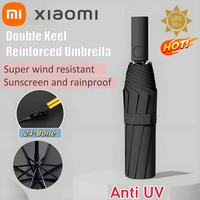 XIAOMI MIJIA 24 Bone Fully Automatic Double Bone Folding Umbrella For Sun UV Protection Rain Resistance Strong Wind Resistance