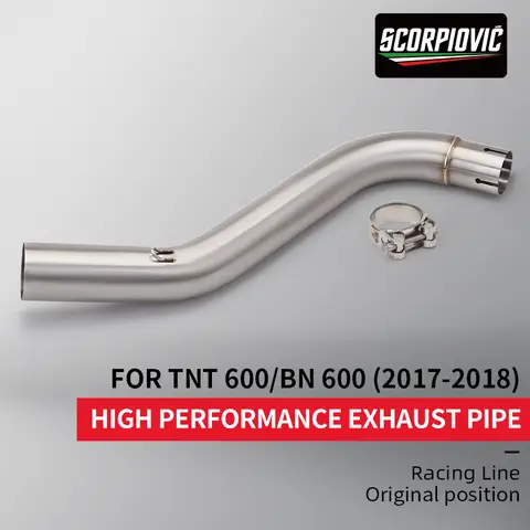 Benelli 300 302S BJ300 Benelli BN600 TNT600 BN TNT 600 용 오토바이 배기 중간 링크 파이프
