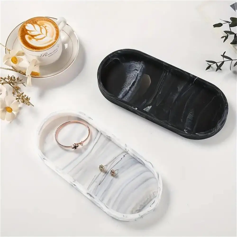 1Pc Bathroom Dressing Silicone Tray, Rectangular Dishwashing Liquid and Sponge Rack, Dressing Table Perfume Organizer,