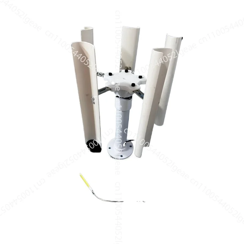 

Модель ветряной турбины с пятью лопастями по вертикальной оси; Генератор с постоянным магнитом; Игрушечный ночник ветряной мельницы Изготовление своими руками