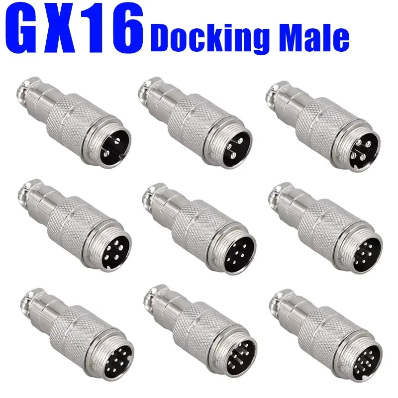 5 Stück GX12 GX16 GX20 2 3 4 5 6 7 8 9 10 12 14 15 Pin Docking Aviation Steckdose Rundsteckverbinder