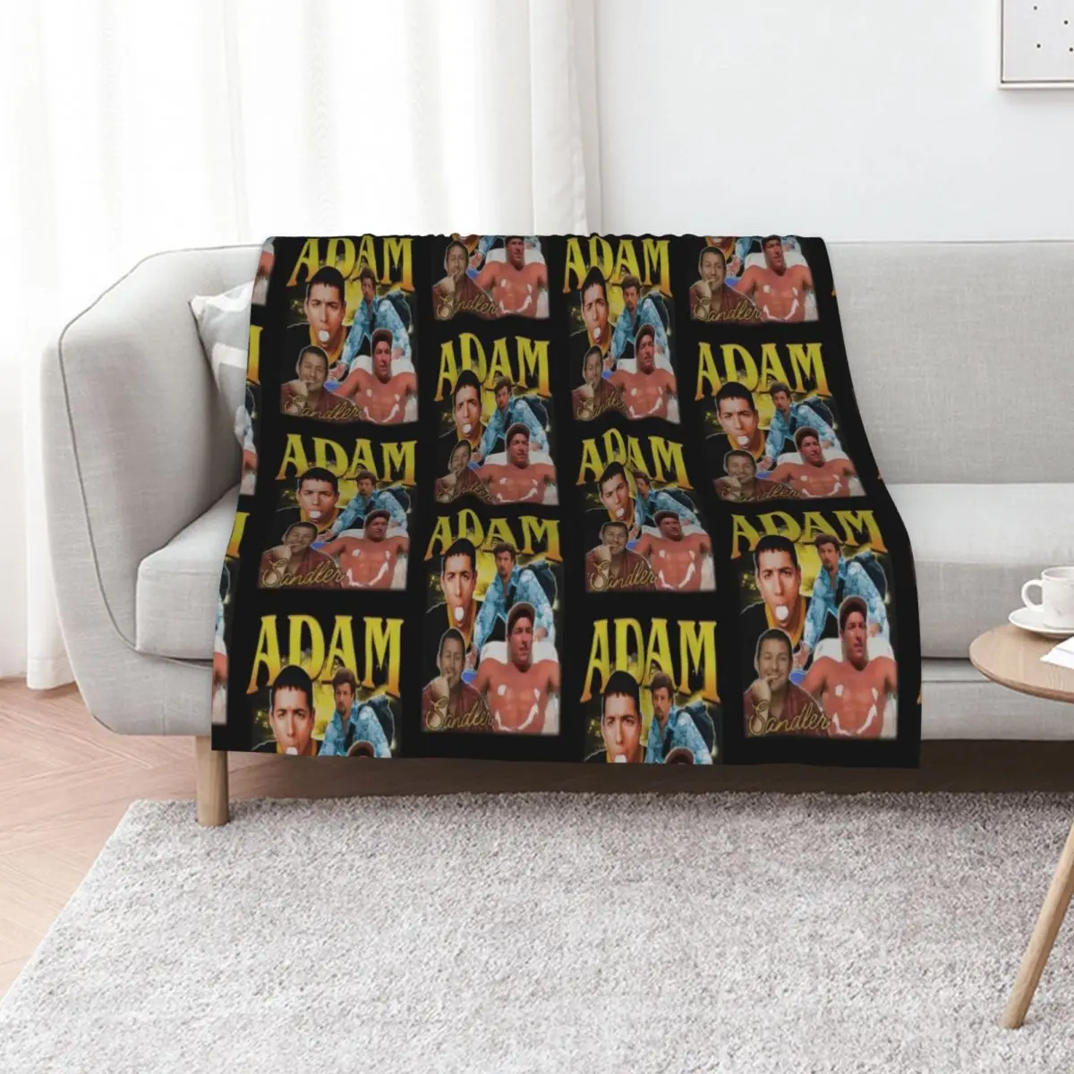 Adam Sandler 90s Throw Blanket Elegant Warm Throw Blanket for Hotel Home
