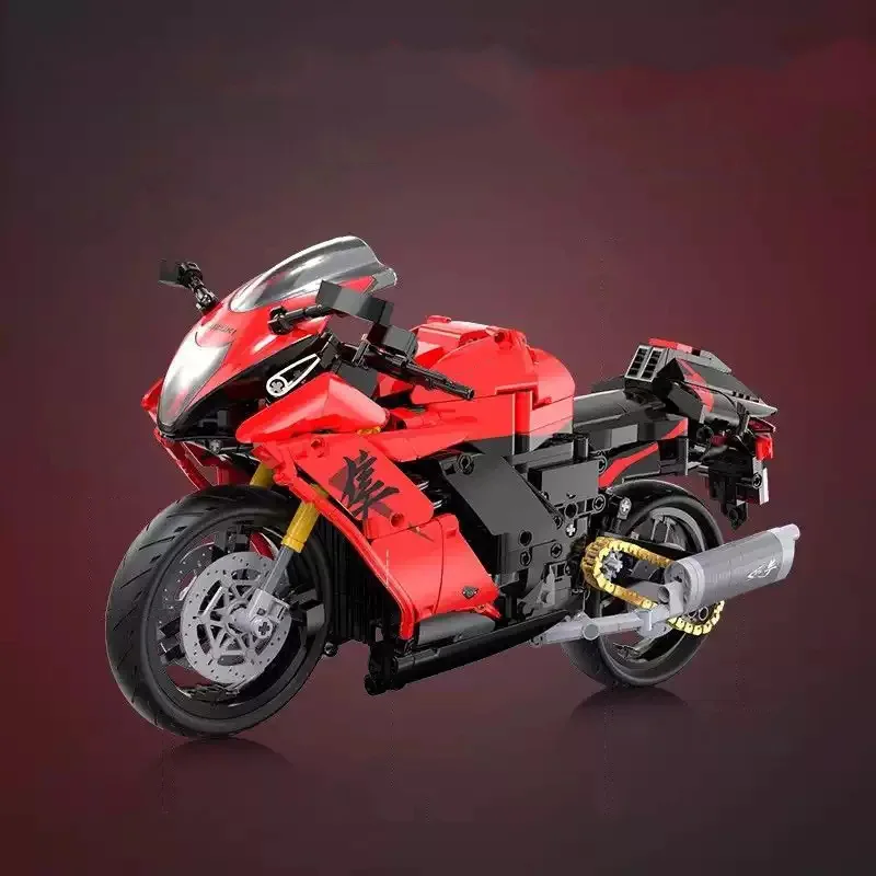 โมเดลรถจักรยานยนต์ญี่ปุ่น GSX1300R HAYABUSA ขนาด 1:6 แบบประกอบเอง ของเล่นสะสม