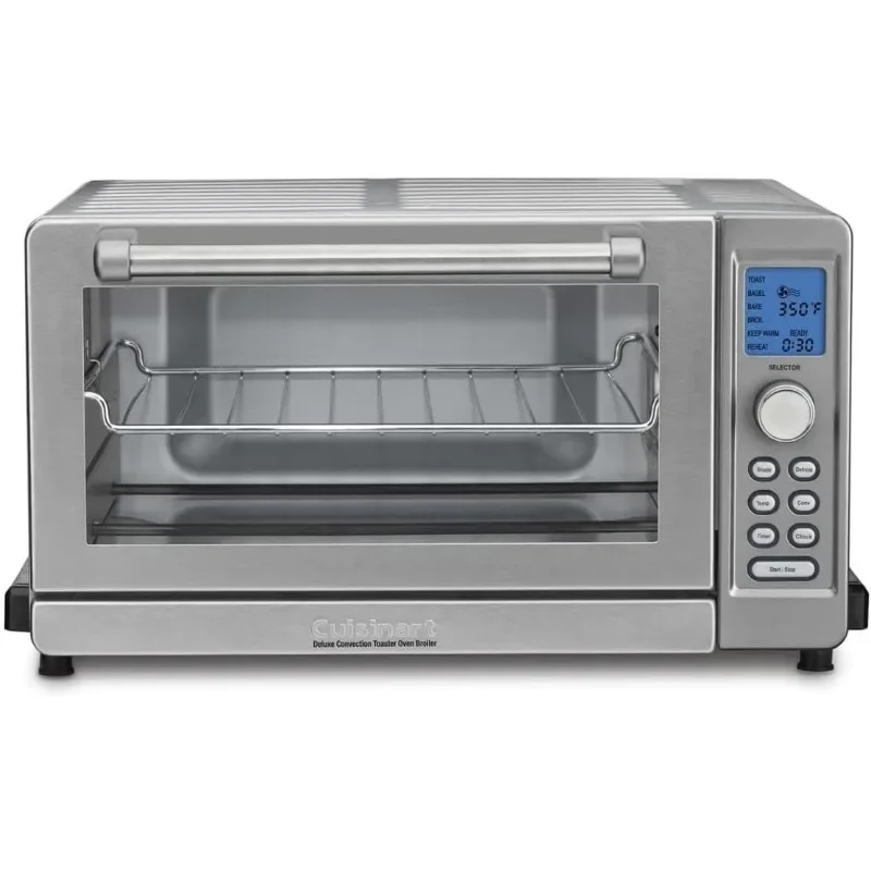 

Cuisinart TOB-135N Deluxe Convection Toaster Oven Broiler, Brushed Stainless, Silver