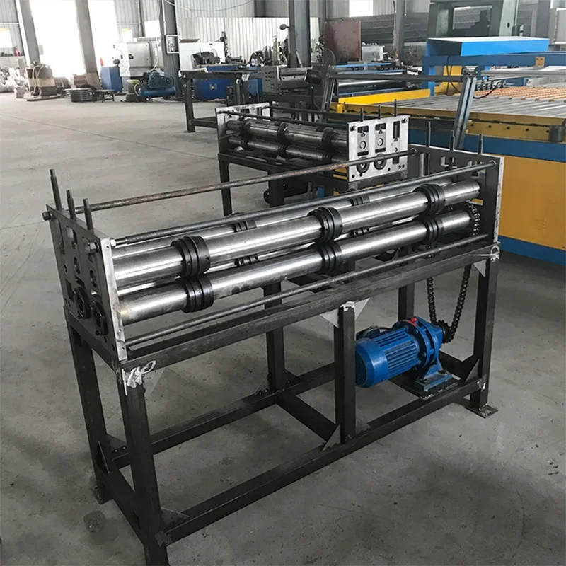 G1.2*2000 7-Line Electric Beading Machine for Ventilation Rectangular Ducts 5-Roll Processing (Customized)