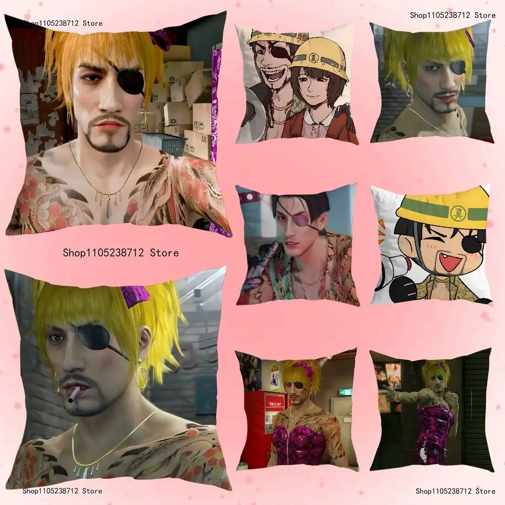 

Love G-Goro Majima Y-Yakuza Pillow Case cute cartoon anime peripheralsBedroom Sofa Decorative Cushion Cover Soft Cushion Cover