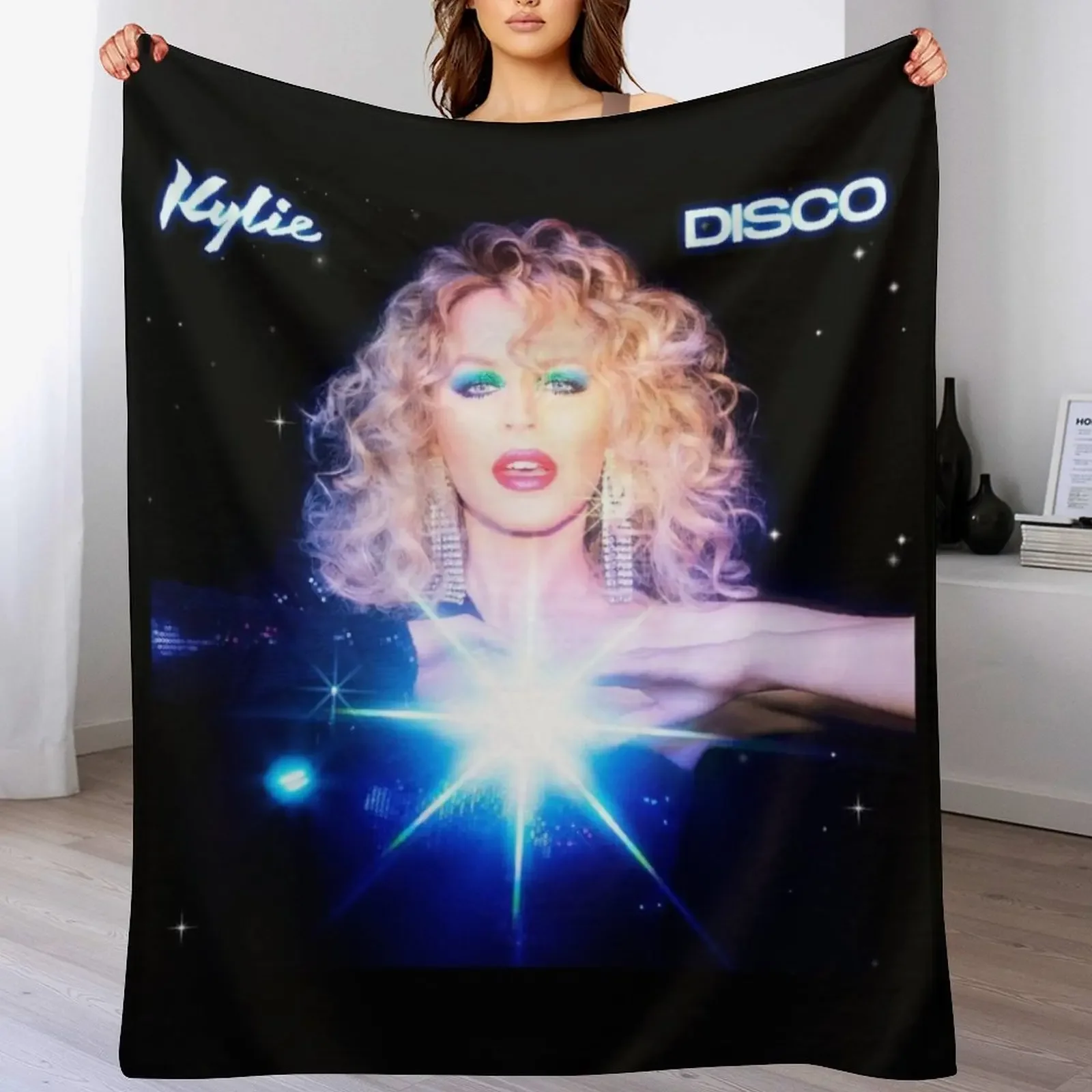 disco Throw Blanket Foldable Soft Warm Blanket for Outdoor Use