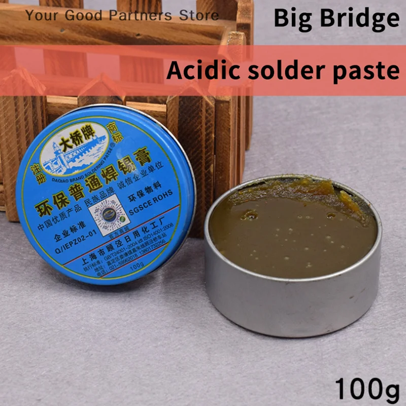 Solder Paste Blue Acidic Solder Paste Neutral Rosin Flux Repair And Welding Assistance Solder Cream