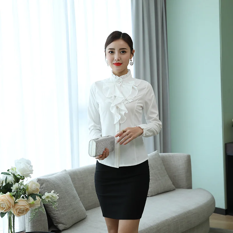 

Long Sleeve Shirts Womens Cotton Floral Loose Fit Vacation Feminine Romantic Elegant Beach Spring Clothing