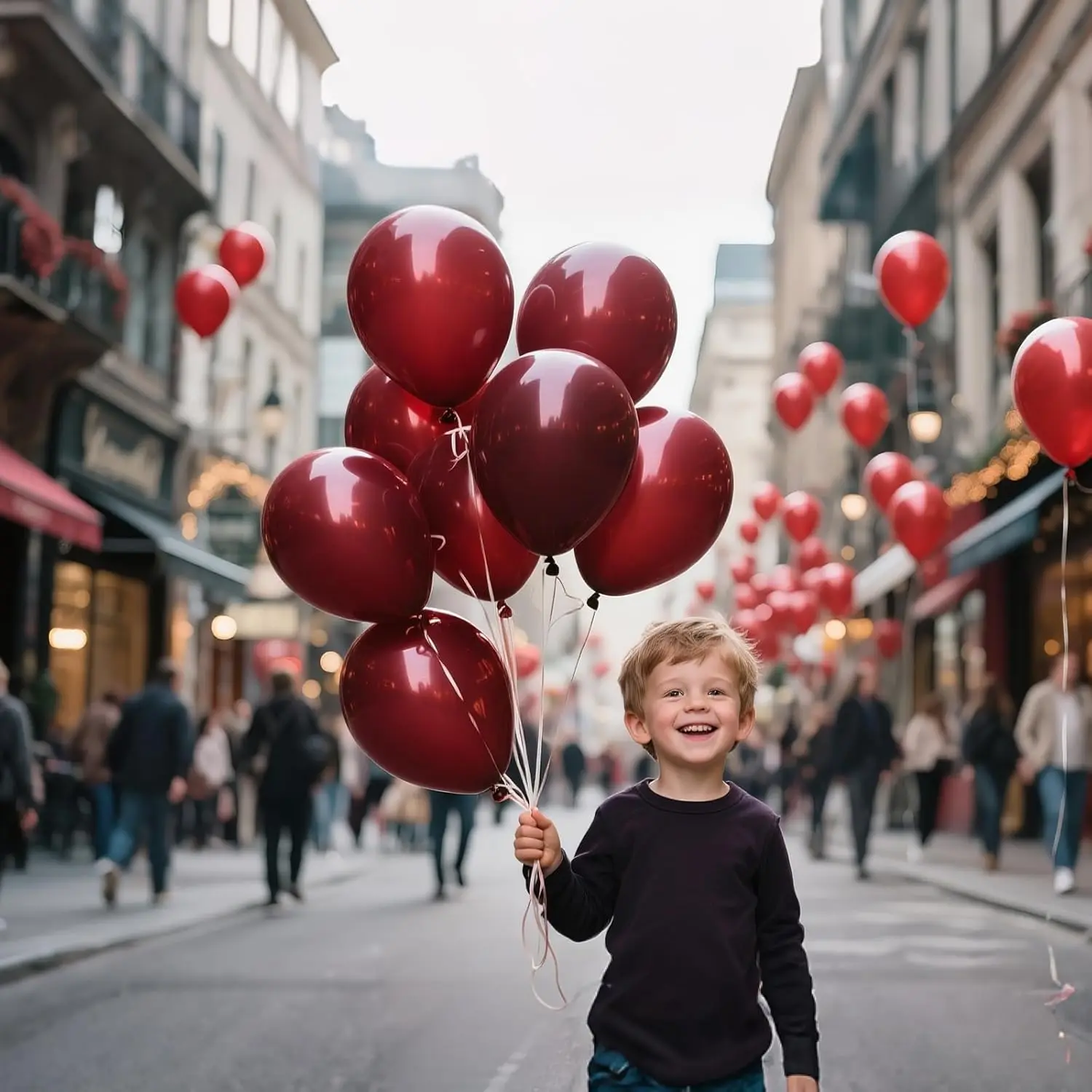 100pcs Dark Burgundy Balloon Garland 18'' 12'' 10'' 5'' Different Size Wine Red Latex Balloon Birthday Wedding Baby Shower Anni - view 5