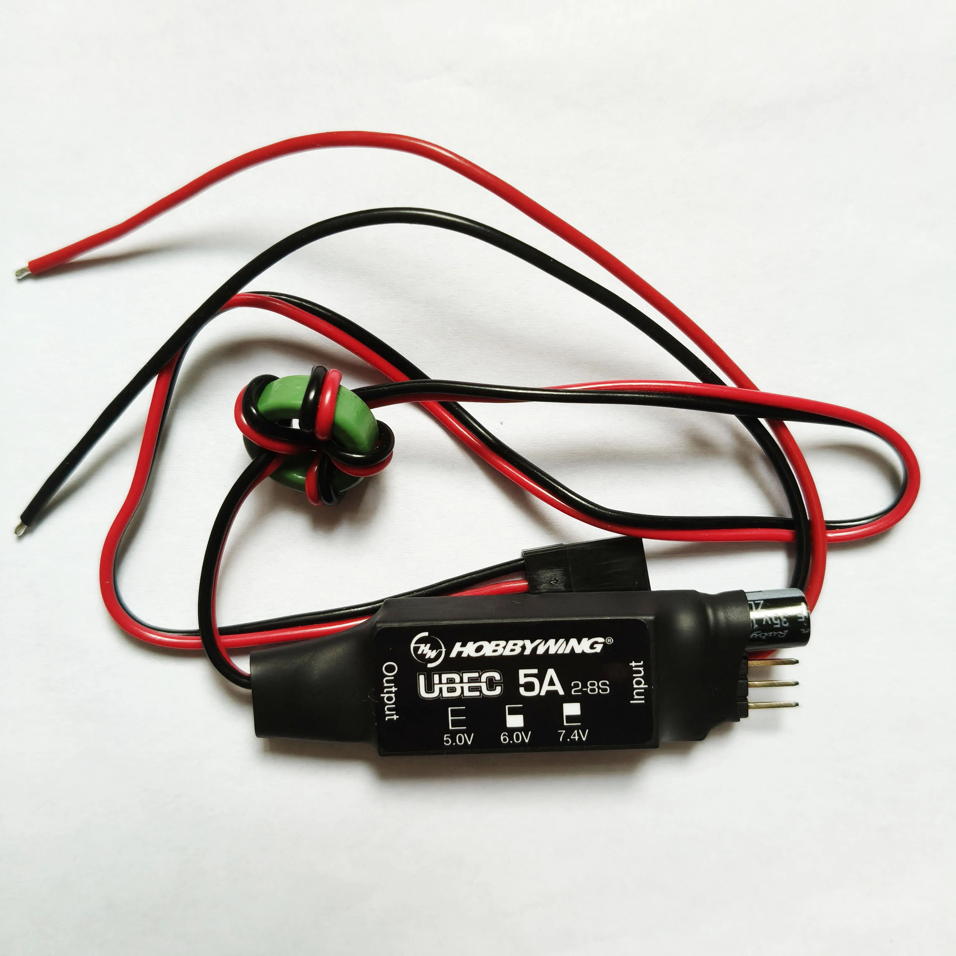 

2-8S 5V 6V 7.4V 5A Adjustable BEC Hobbywing 5A Ubec V2 Air High Voltage Regulator Module For RC Car Parts