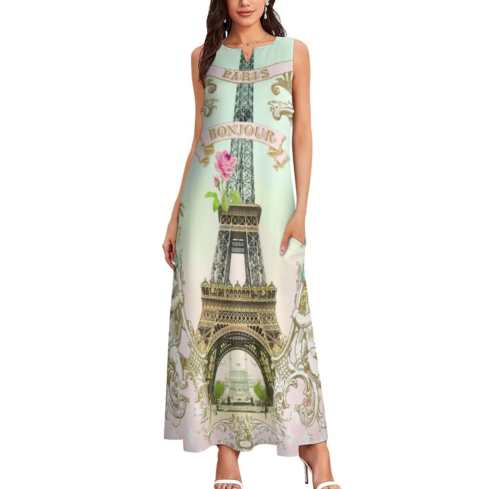 Bonjour Paris Long Dress Women's long dress dress for women Party dresses prom