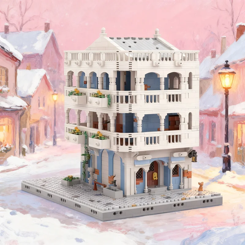 

3980pcs MOC Maison La Sire Ne Pirates Model Building Blocks Toy Gift Creative Display Collectible Desk Premium Adult Kids Home