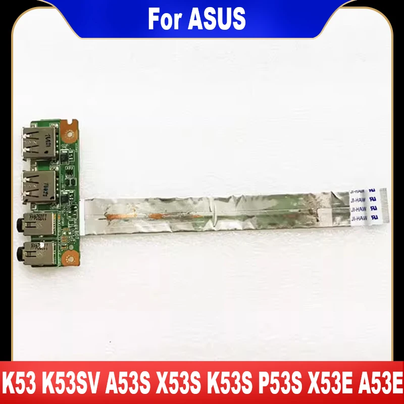 Placa USB de áudio portátil de alta qualidade com cabo, Original, Asus K53, K53SV, A53S, X53S, K53S, K53SD, P53S, P53Sj, K53E, X53E, A53E