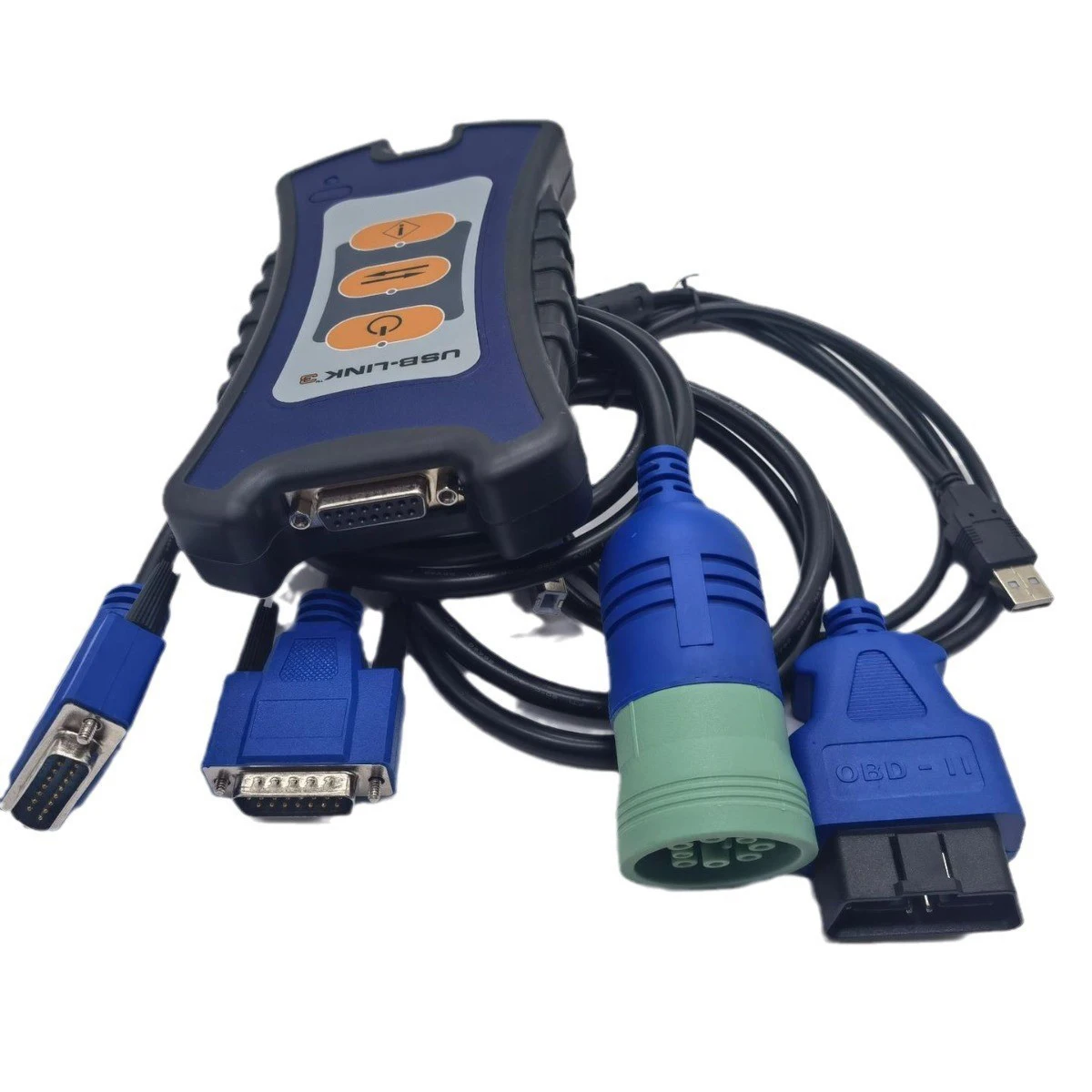 For NEXIQ USB Link Diesel Truck Interface Diagnostics OBD Fault Detector for Heavy Duty Truck Diagnostic Tool CAN FD DOIP